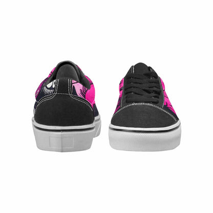 WOMEN'S Monsters (general) Lace-Up Canvas Dark Academia Sneakers