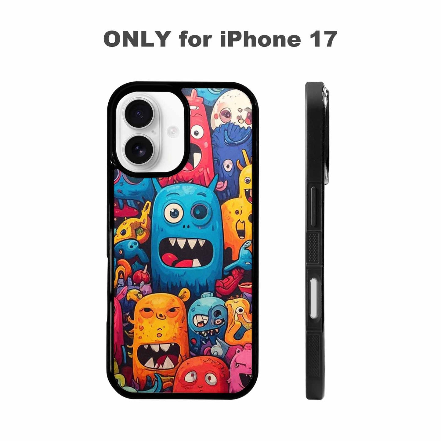 iPhone 17 Case — Small Cartoon Monster Character Cartoon Cute, Custom Made Phone Cover