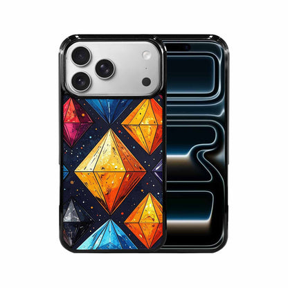 iPhone 17 Pro Max Case — Vintage Summer Diamond Retro Vintage, Custom Printed Phone Case