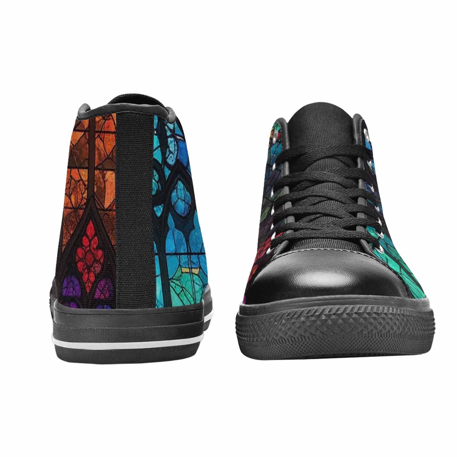 WOMEN'S Stained Glass Cathedral High Top Canvas Y2K Sneakers