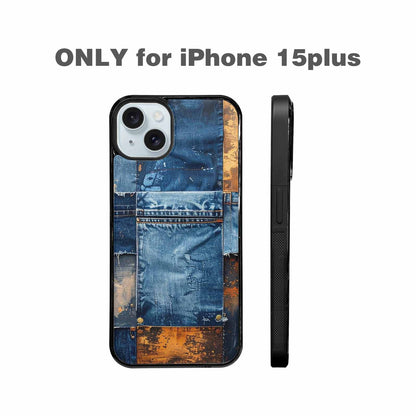 iPhone 15 Plus Case — Curve The Ripping Demin Tectures For, Personalized Phone Case