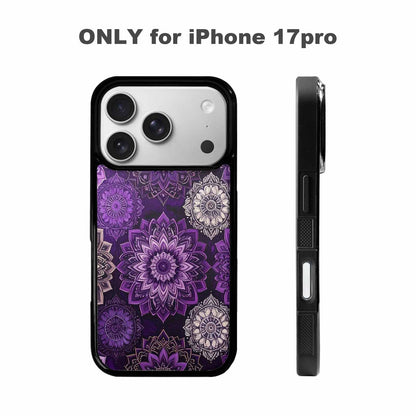 iPhone 17 Pro Case — Small Mandala Pattern Randomly Varying Floral, Personalized Phone Case