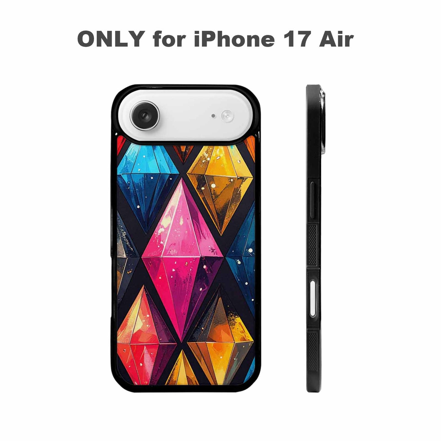 iPhone 17 Air Case — Vintage Summer Diamond Retro Vintage, Custom Print Case Cover