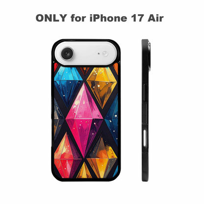 iPhone 17 Air Case — Vintage Summer Diamond Retro Vintage, Custom Print Case Cover