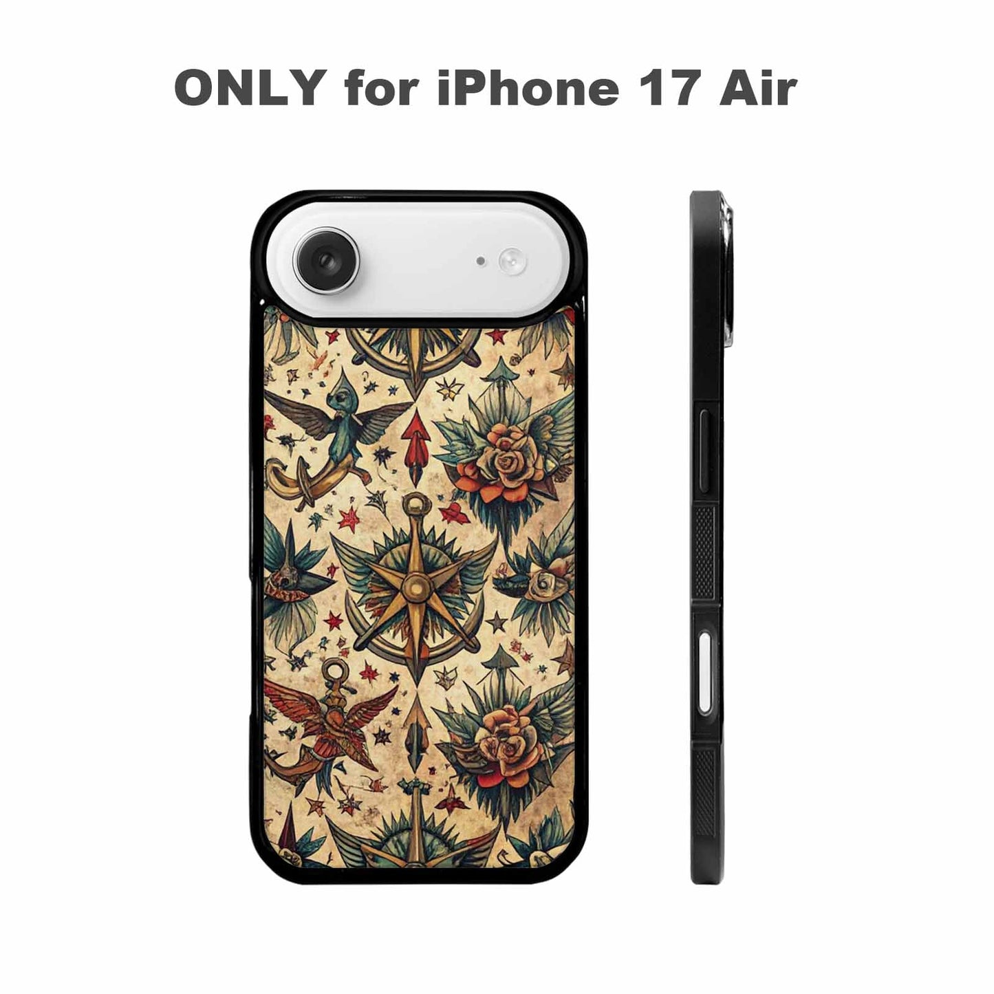 iPhone 17 Air Case — Small Old School Tattoo Flash Original, Original Design Phone Case