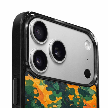 iPhone 17 Pro Case — Small Military Camouflage Blotch Pattern Camo, Customized Protective Case