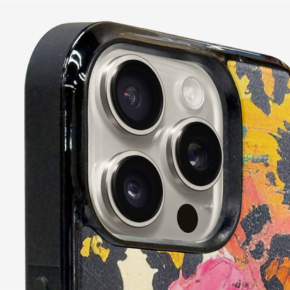 iPhone 16 Pro Max Case — Full Color Vibrant Animal Print Animal, Custom Printed Phone Case