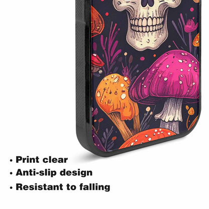 iPhone 15 Case — Mushroom Skulls Custom, Custom Phone Case