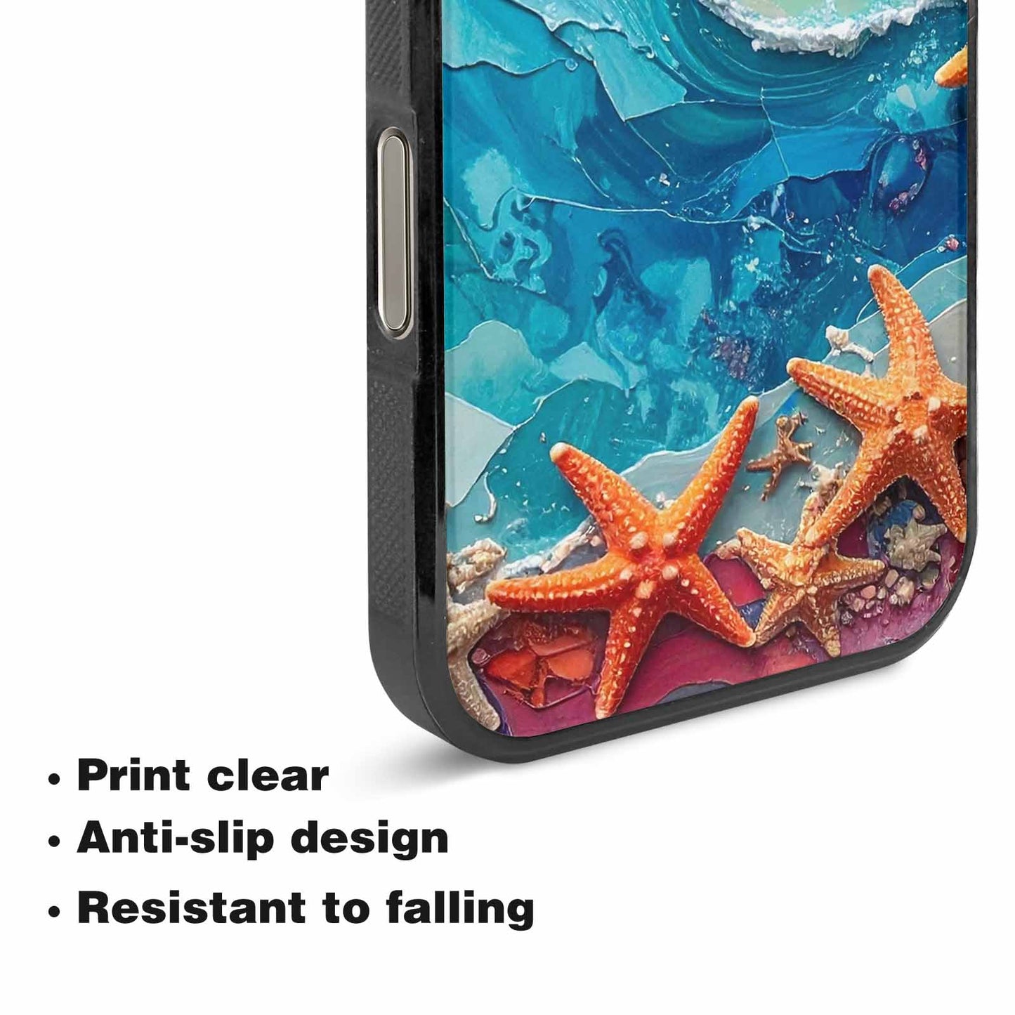 iPhone 16 Pro Case — Starfish Cluster Starfish Cluster Pattern Hundreds, Custom Designed Case Cover