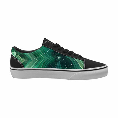 WOMEN'S Galaxy Art - Canvas Lace-Up Dark Academia Custom Shoes