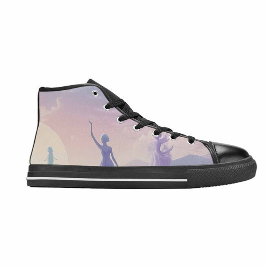 MEN'S Surrealist Dreamscape High Top Canvas Dark Academia Shoes