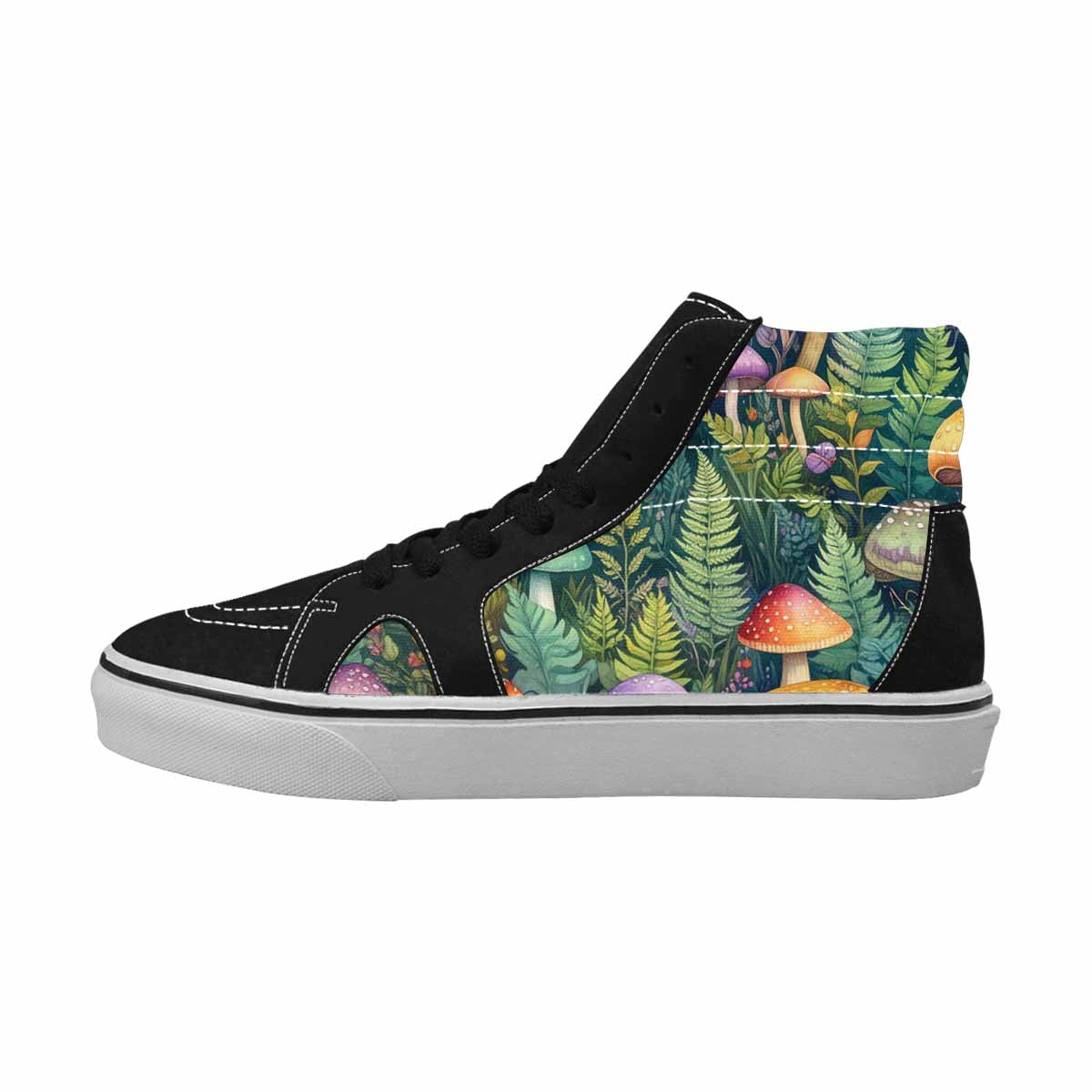 MEN'S Mushrooms  Botanical Mushrooms High Top Canvas Y2K Shoes