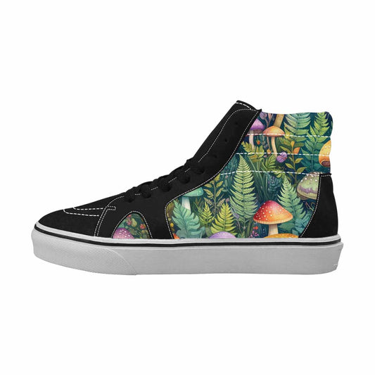 MEN'S Mushrooms  Botanical Mushrooms High Top Canvas Y2K Shoes