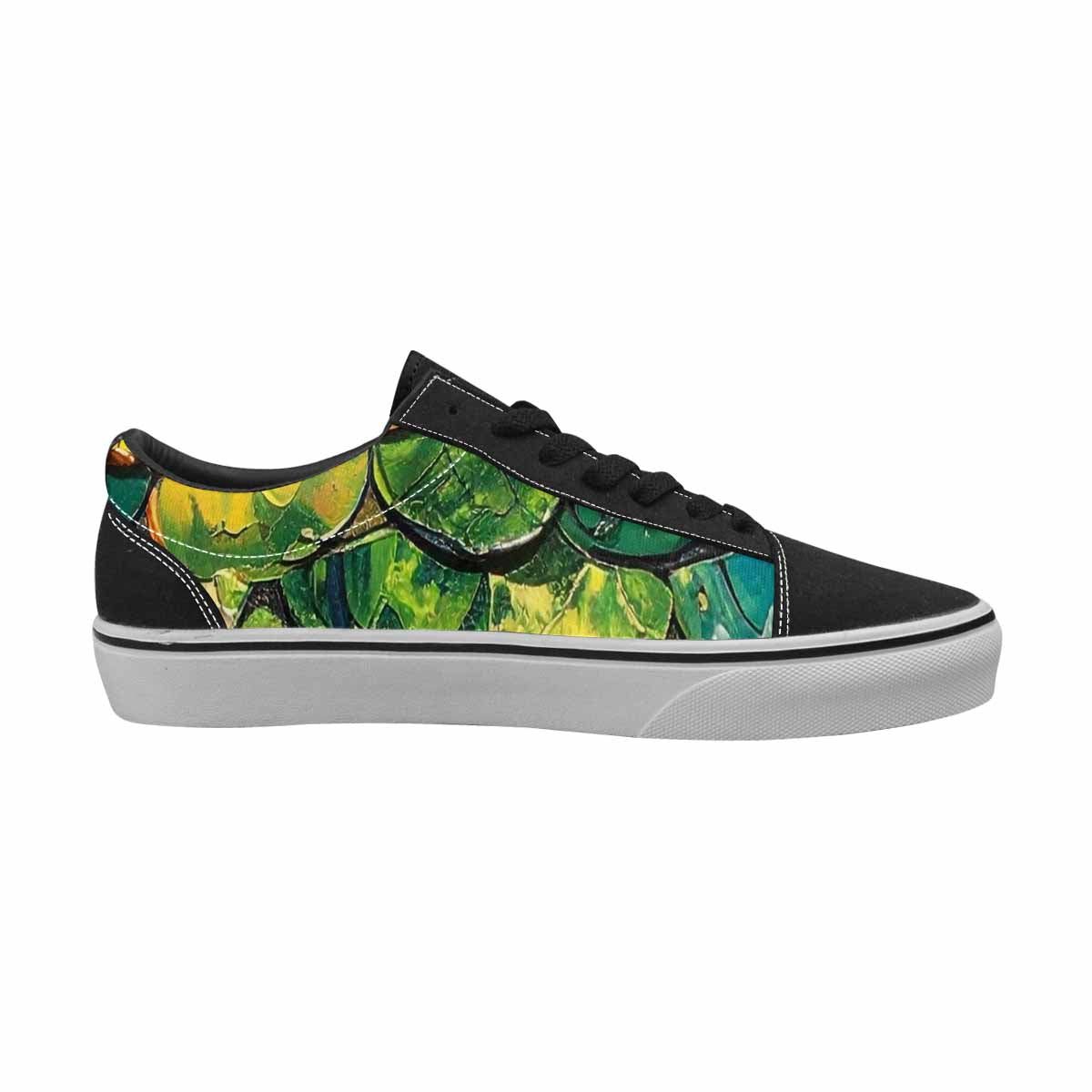 WOMEN'S Reptile Scale Lace-Up Canvas Dreamlike Custom Shoes