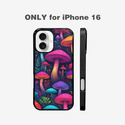 iPhone 16 Case — Psychedelic Mushroom, Customized Protective Case