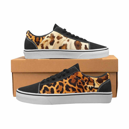 MEN'S Animal Print Canvas Lace-Up Dreamcore Custom Shoes