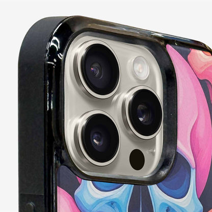 iPhone 15 Pro Max Case — Dripping Candy Skulls, Original Design Phone Case