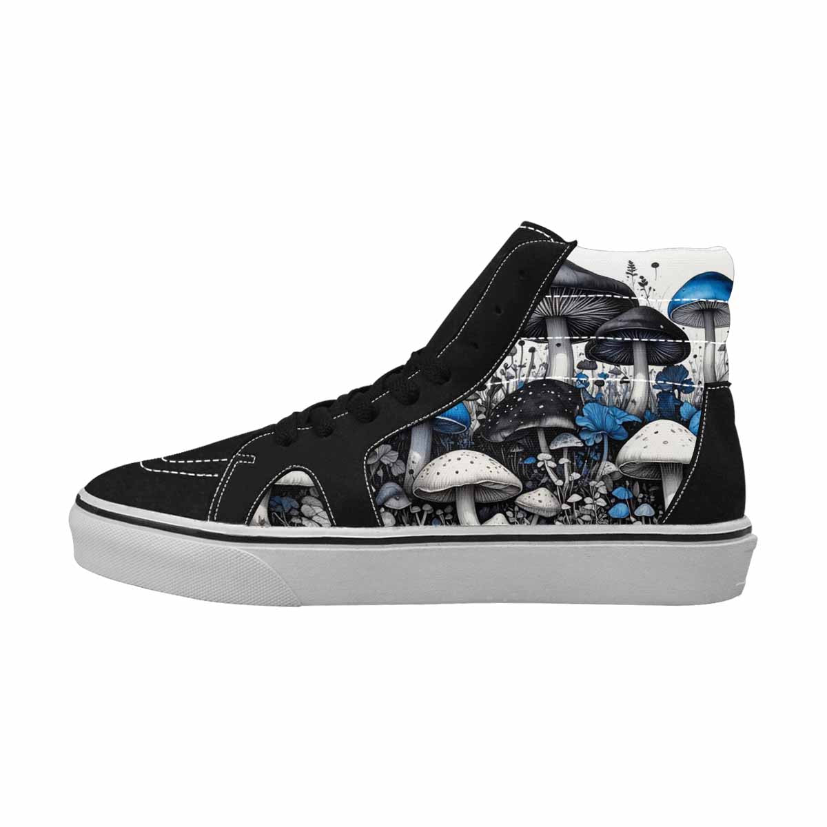 MEN'S Mushrooms (general) High Top Canvas Surreal Shoes