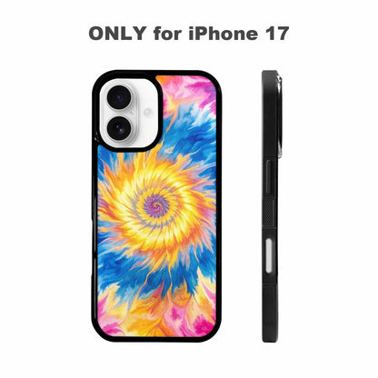 iPhone 17 Case — Small Tie Dye Swirl Tie Dye, Custom Art Phone Cover