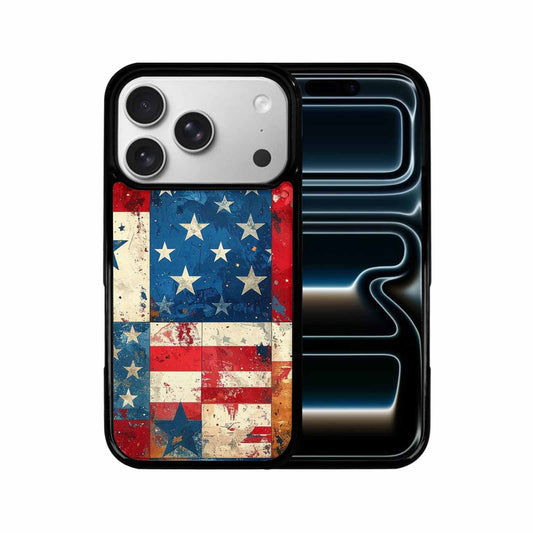 iPhone 17 Pro Case — American Flag Stars And Galaxy, Custom Print Case Cover