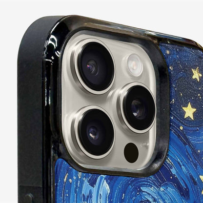 iPhone 16 Pro Case — Starry Night Galaxy Custom Personalized Phone, Original Design Phone Case
