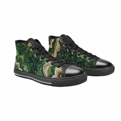 WOMEN'S Mandala High Top Canvas Aesthetic Custom Shoes