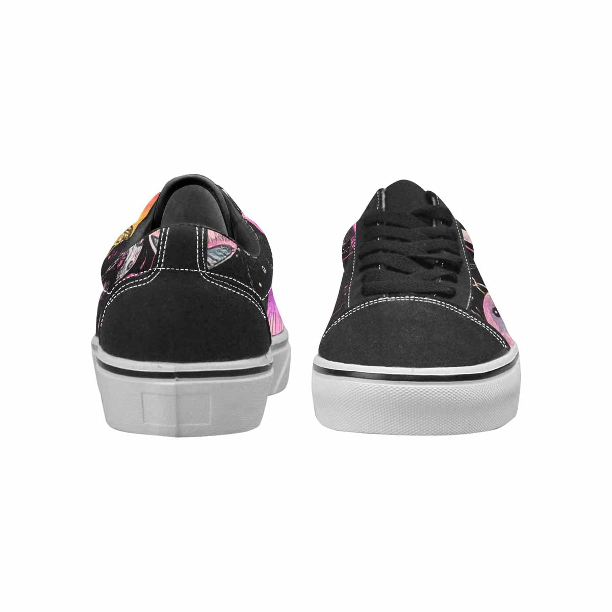 WOMEN'S Rainbow Drip Mushrooms Lace-Up Canvas Y2K Shoes