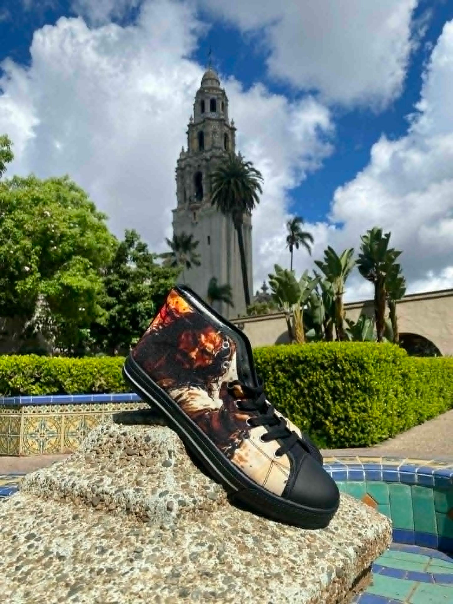 Jesus Unisex High Top Canvas Shoes