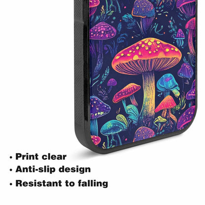 iPhone 15 Plus Case — Psychedelic Mushroom Custom Personalized Phone Cover, Custom Designed Case Cover