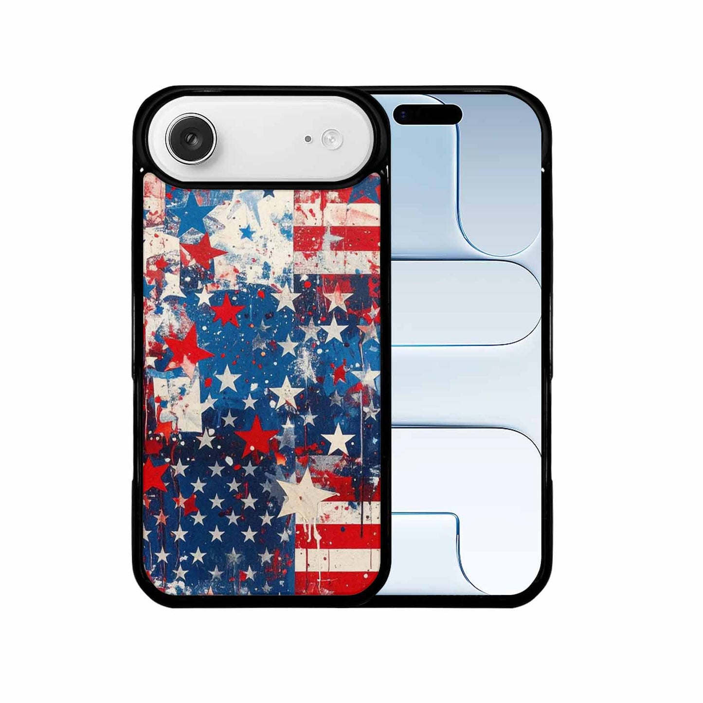 iPhone 17 Air Case — Patriotic Stars And Stripes American Galaxy, Personalized Phone Case