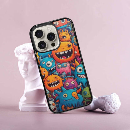 iPhone 16 Pro Case — Monsters General Cartoon Monst D4o, Unique Phone Case Design