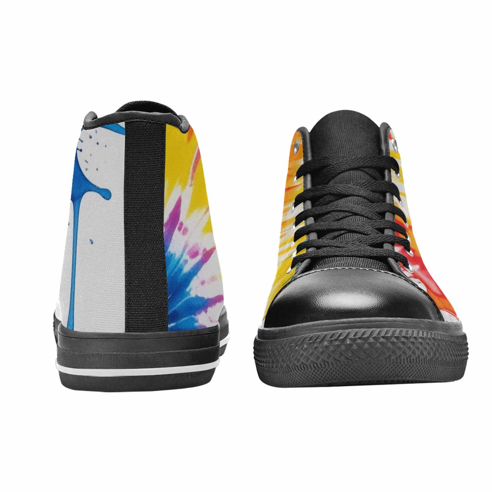 MEN'S Tie Dye Drip High Top Canvas Dreamcore Shoes