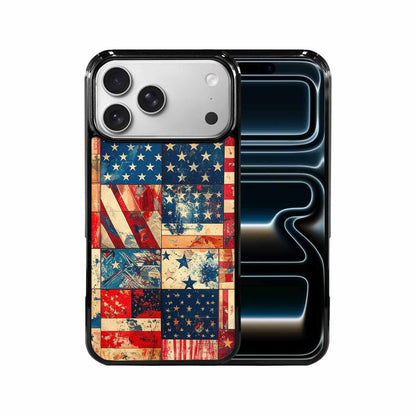 iPhone 17 Pro Max Case — Small American Flag Stars Galaxy Space, Custom Made Phone Cover