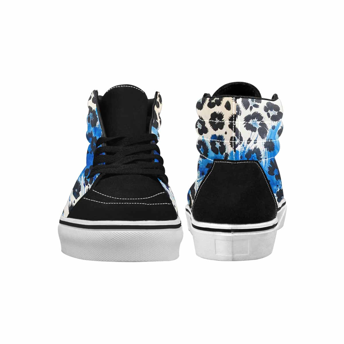 MEN'S Animal Print High Top Canvas Vibrant Chaos Sneakers