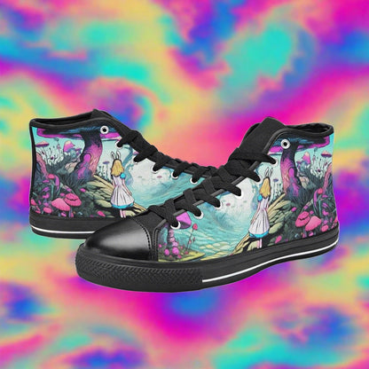Dragon Orange Black Wearable MEN Bold Art - Freaky Shoes | Custom Art Sneakers