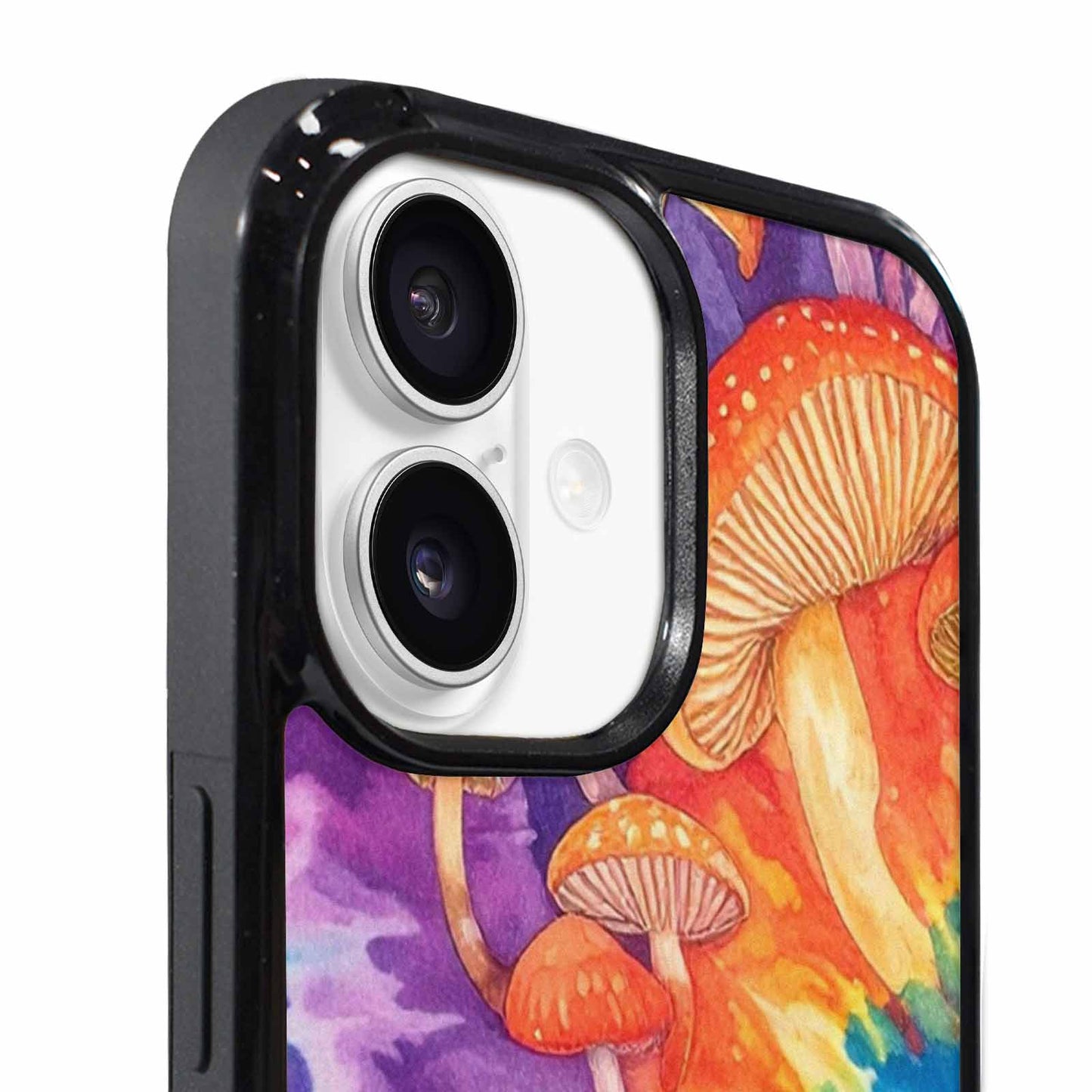 iPhone 17 Case — Mushrooms Tie Dyemushrooms Pat Tie Dye, Custom Printed Phone Case