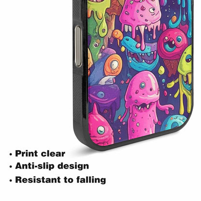 iPhone 16 Pro Max Case — Melting Ice Cream Monster Charac, Custom Designed Case Cover