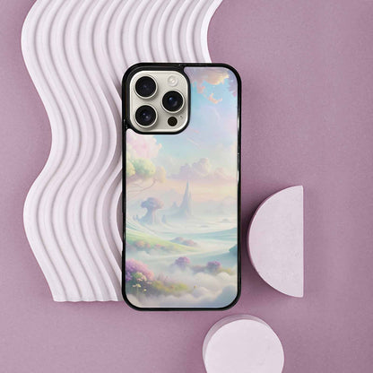 iPhone 16 Pro Max Case — Surrealist Dreamscape Illustration Pattern, Customized Protective Case