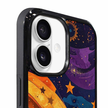 iPhone 17 Case — Steampunk Galaxy Art Seamless Galaxy Space, Original Design Phone Case