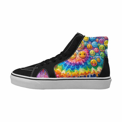 MEN'S Smiley Facessmiley Faces  High Top Canvas Y2K Shoes