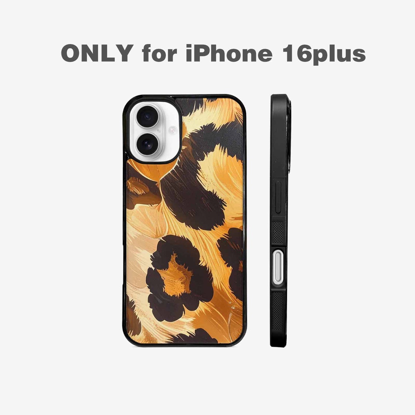 iPhone 16 Plus Case — Leopard Soft Airbrush Gradient, Custom Phone Case