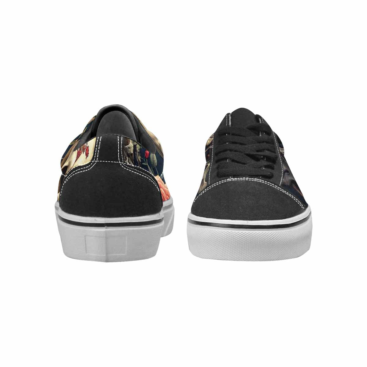 MEN'S Skulls - Roses Canvas Lace-Up Aesthetic Shoes
