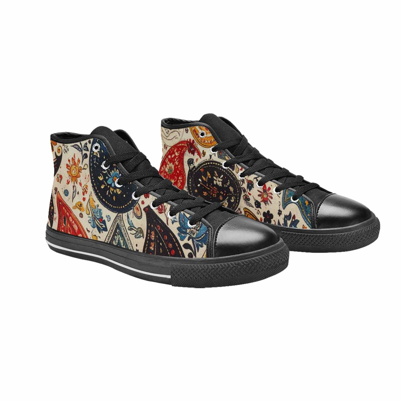MEN'S Paisley Bandana High Top Canvas Aesthetic Shoes
