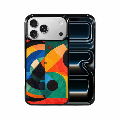 iPhone 17 Pro Max Case — Memphis Art Pattern Retro Vintage, Customized Protective Case