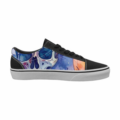 WOMEN'S Kulls - Watercolor Canvas Lace-Up Y2K Custom Shoes