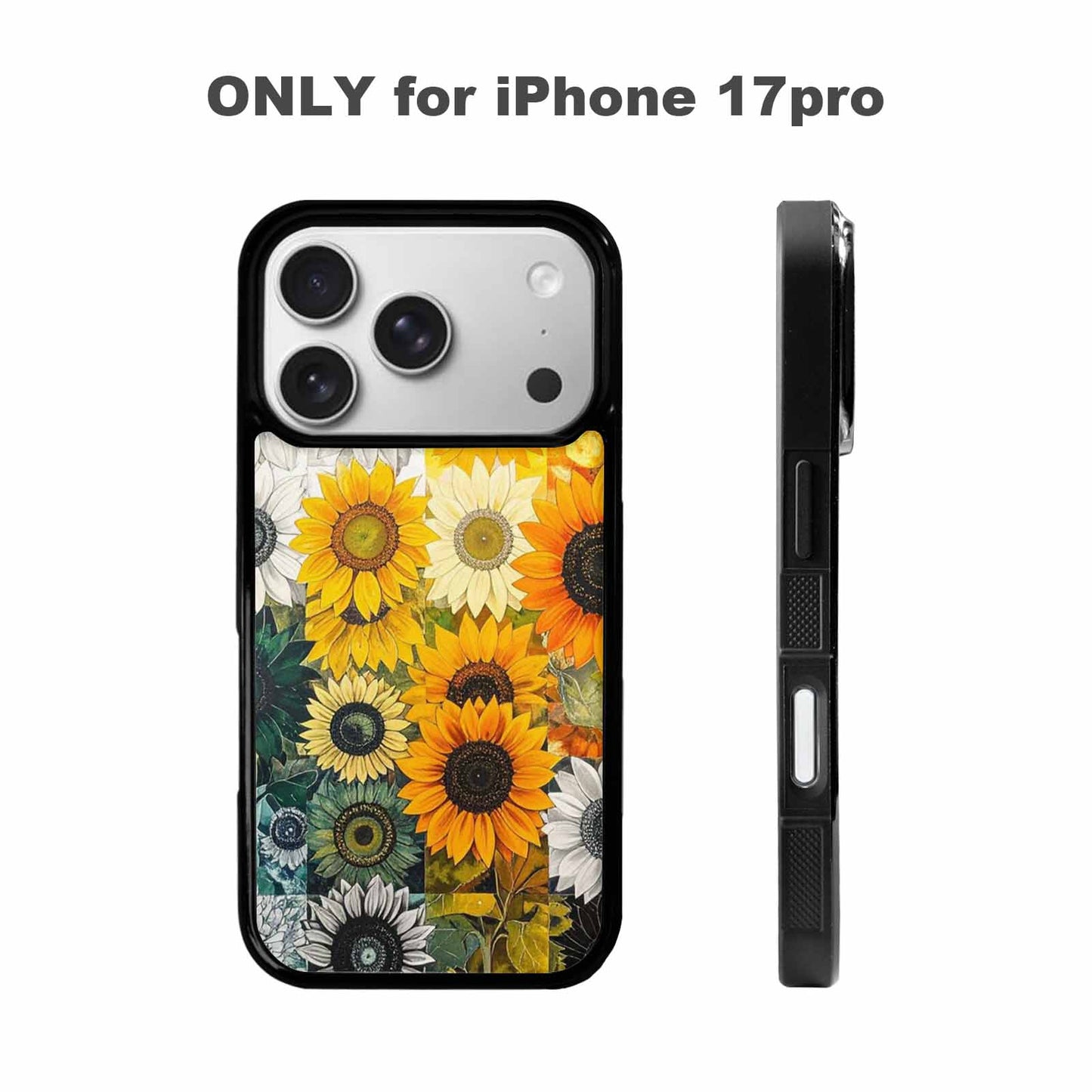 iPhone 17 Pro Case — Blend Melt Them Together Small Floral, Custom Art Phone Cover