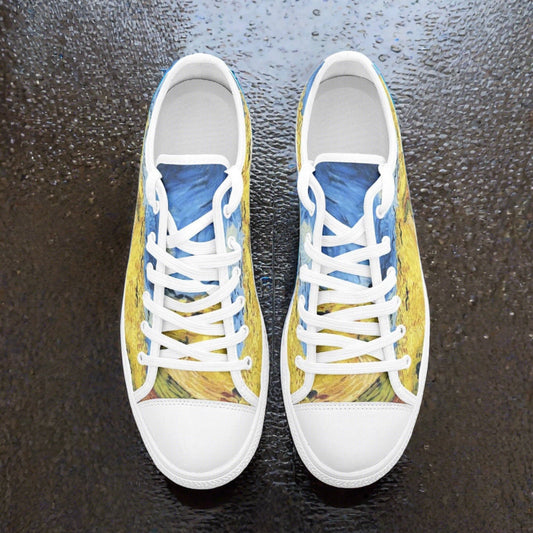 Celtic Amber Gold Wearable Bold Art - Freaky Shoes | Custom Art Sneakers