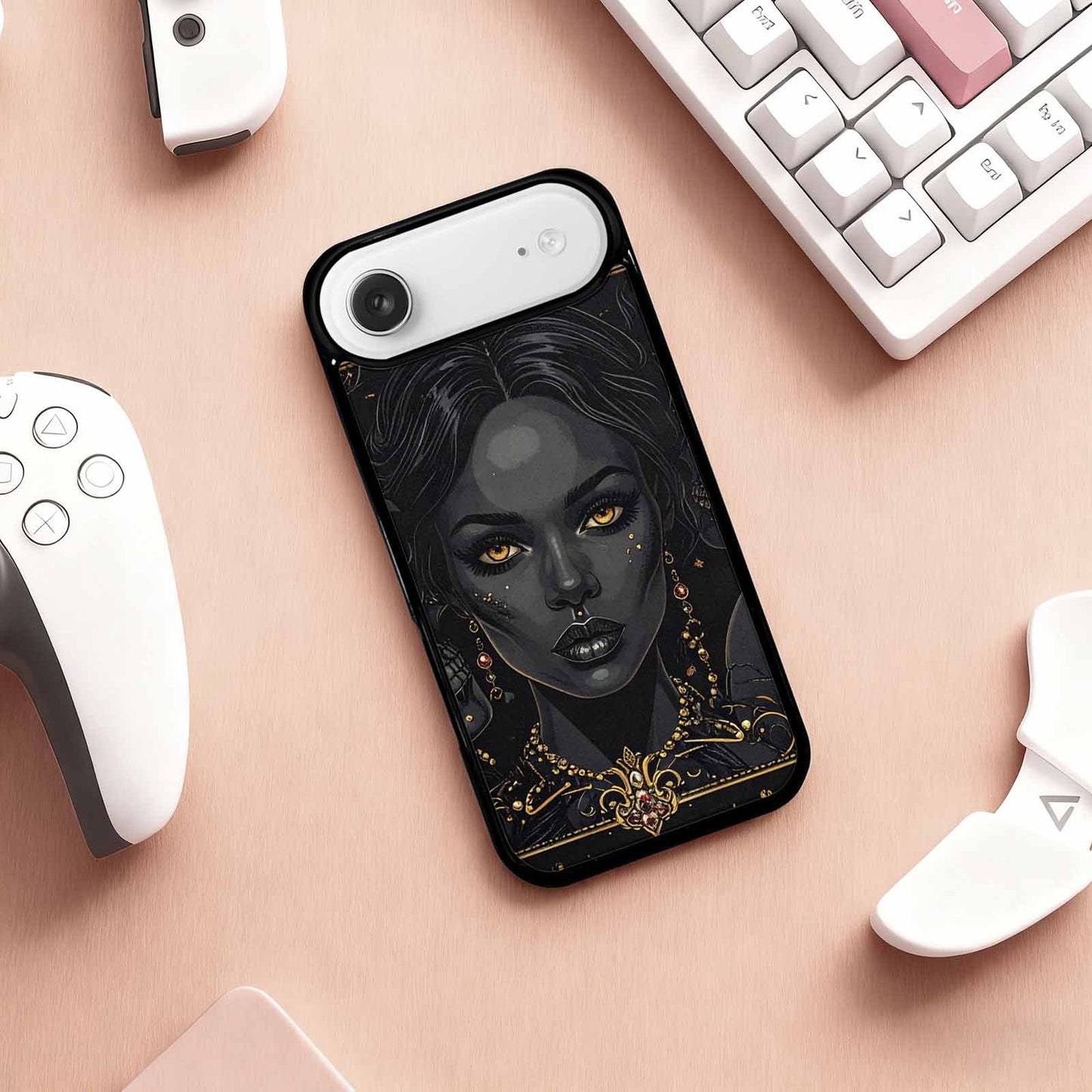 iPhone 17 Air Case — Skull Dark Art Gothic Print Gothic, Unique Phone Case Design