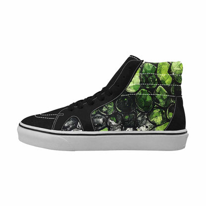 MEN'S Reptile Scale High Top Canvas Surreal Shoes