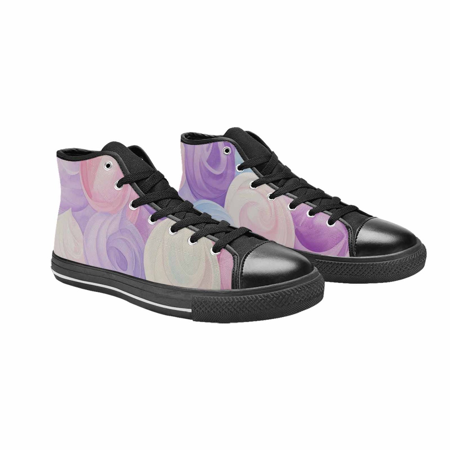MEN'S Tie Dye - High Top Canvas Surreal Custom Shoes